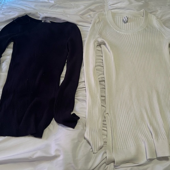 H&M Black and White Sweater Duo - Picture 1 of 5